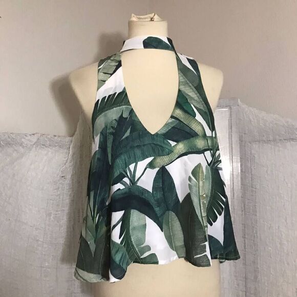 Show Me Your Mumu Casey Collar Halter Top Size Small - Picture 1 of 8